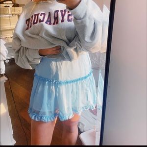 Light Blue Summer Skirt